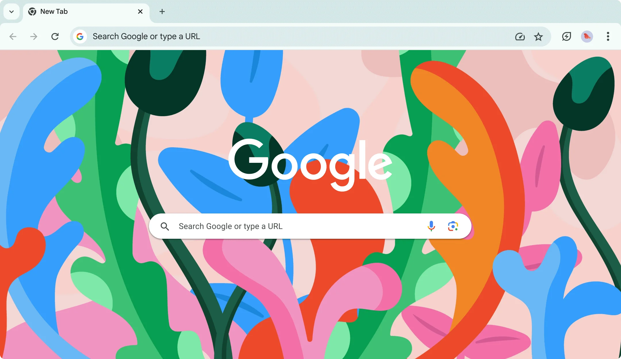 Google Chrome 浏览器官方电脑版主界面展示